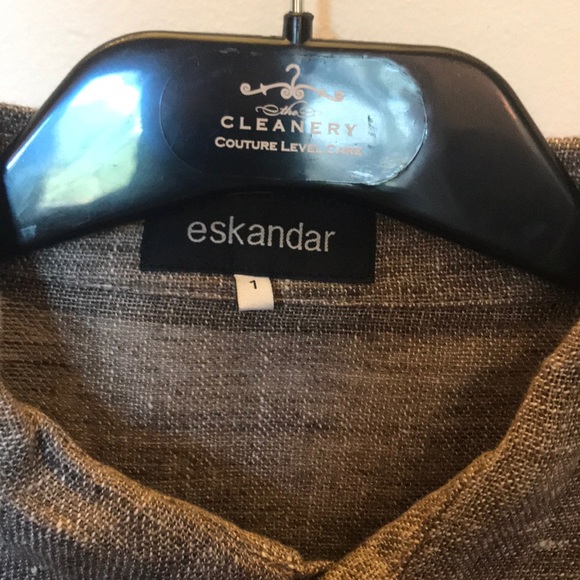 Brown Eskandar Button Up Shirt - Picture 2 of 7